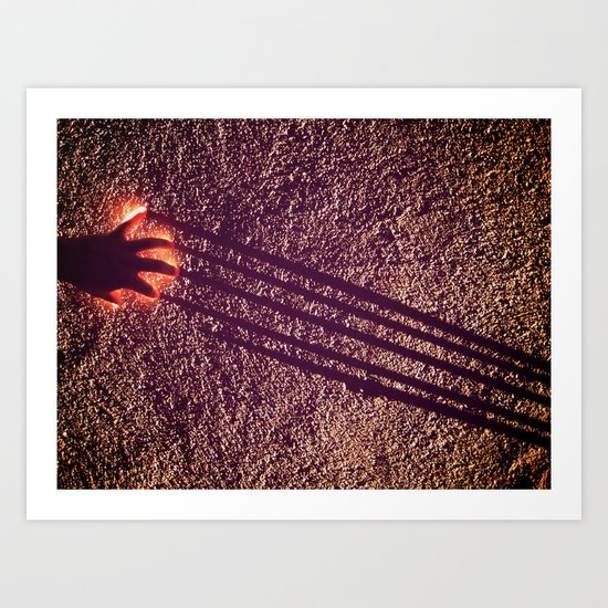 Fire / Spider Man, What Do You See? Art Print