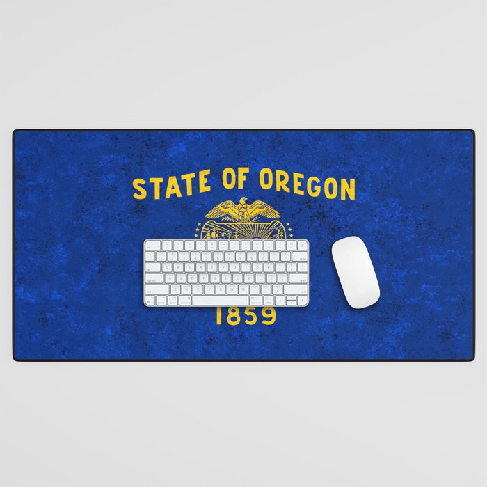 State Flag of Oregon Obverse Desk Mat