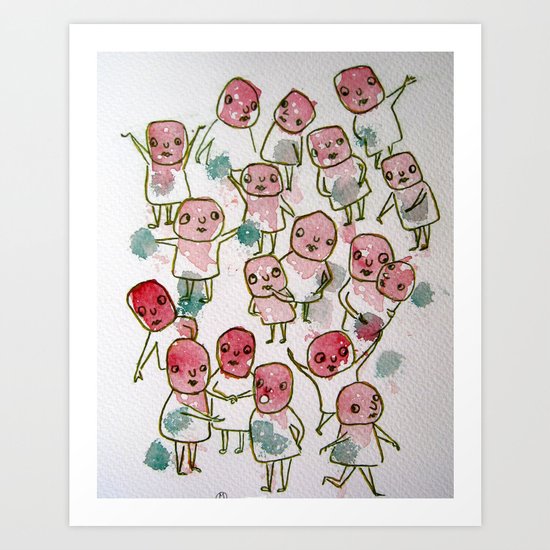 GENTE II Art Print