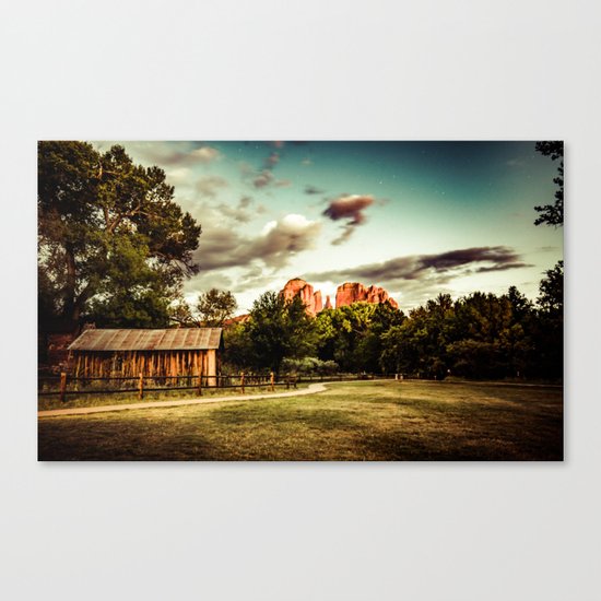 Southwest Chimney Rock Vortex Sedona Arizona Canvas Print