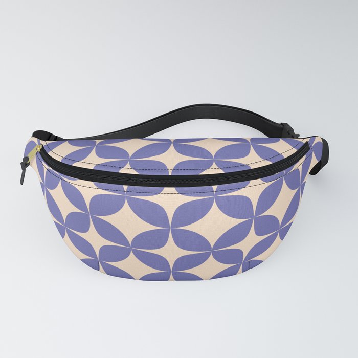 Mid Century Mod Shapes in Purple Fanny Pack