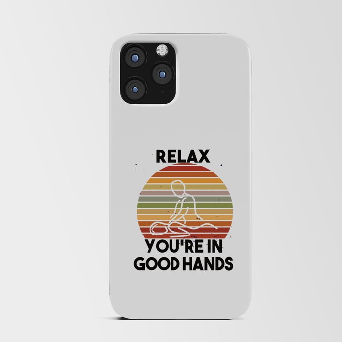 Massage Masseur Therapist iPhone Card Case