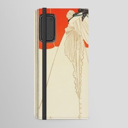 Red Isolde Aubrey Beardsley, 1895 Android Wallet Case