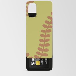 Minimal plant leaves 6 Android Card Case