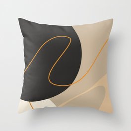 Abstract Modern Poster Art  Throw Pillow