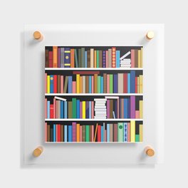 Book pattern Floating Acrylic Print