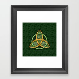Celtic Trinity Knot Framed Art Print