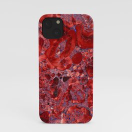 Marble Ruby Sapphire Violet iPhone Case