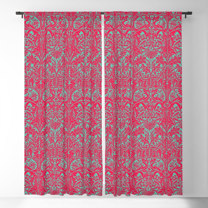 William Morris "Bluebell or Columbine" 5. Blackout Curtain