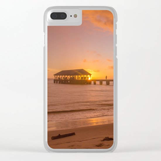 Hanalei Bay, Hawaii Clear iPhone Case
