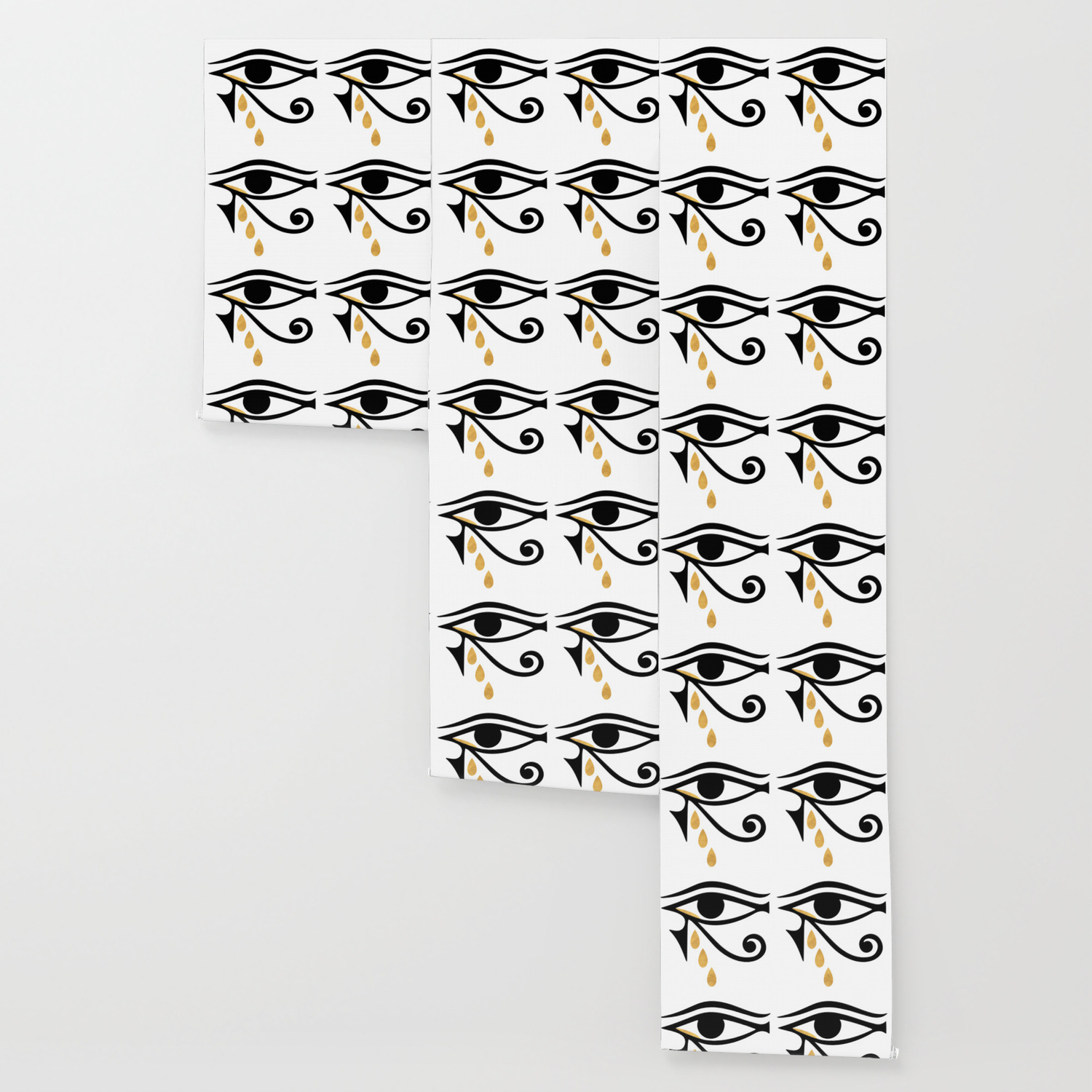 all seeing cry eye of horus wallpaper by deificusart