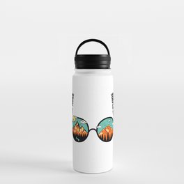 Sunglasses outdoors Graphic Design Water Bottle