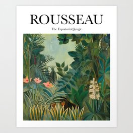 Rousseau - The Equatorial Jungle Art Print