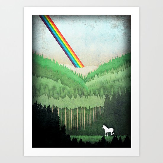 Lost Unicorn Art Print
