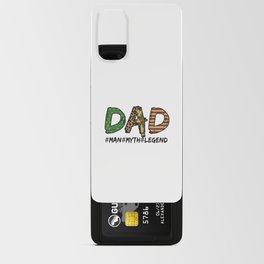 Dad man myth legend Fathersday 2022 Android Card Case