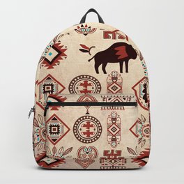 American Native Bison Backpack