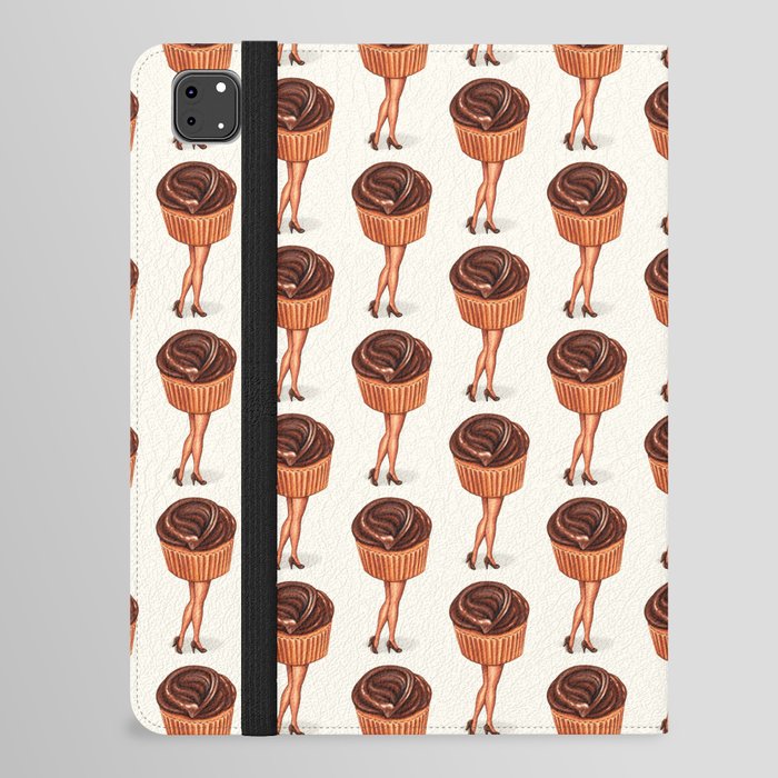 Chocolate Cupcake Pin-Up iPad Folio Case