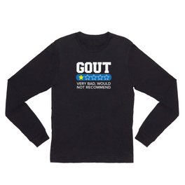Gout Warrior Podagra Gout Awareness Arthritis Long Sleeve T Shirt | Arthritis, Joints, Caribbean, Podagra, Goutwarrior, Rheumatology, Disease, Gout, Graphicdesign, Goutfighter 