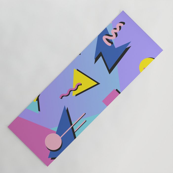 Memphis pattern 99 - 80s / 90s Retro Yoga Mat