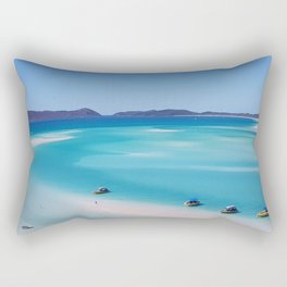 Australia Photography - Whitehaven Beach Rectangular Pillow