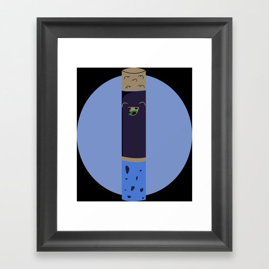 ciggy the smoke Framed Art Print