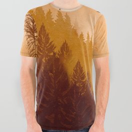 Morning Mountain Mist 1 All Over Graphic Tee