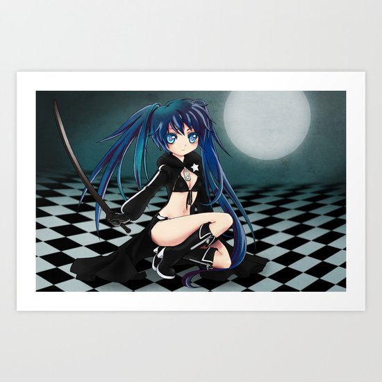 Black Rock Shooter Art Print