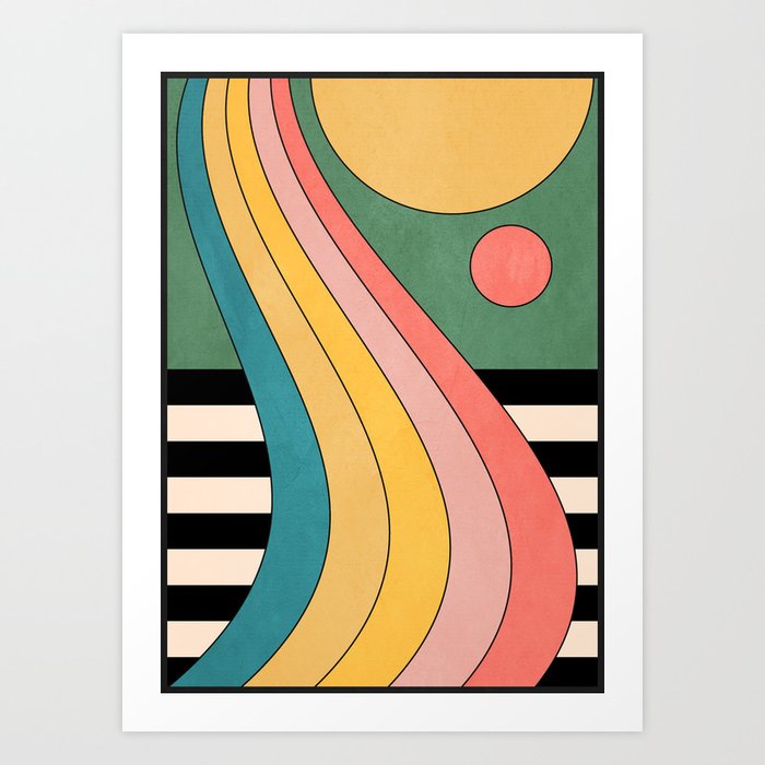 Geometric Abstraction 47 Art Print by Gaite Society6