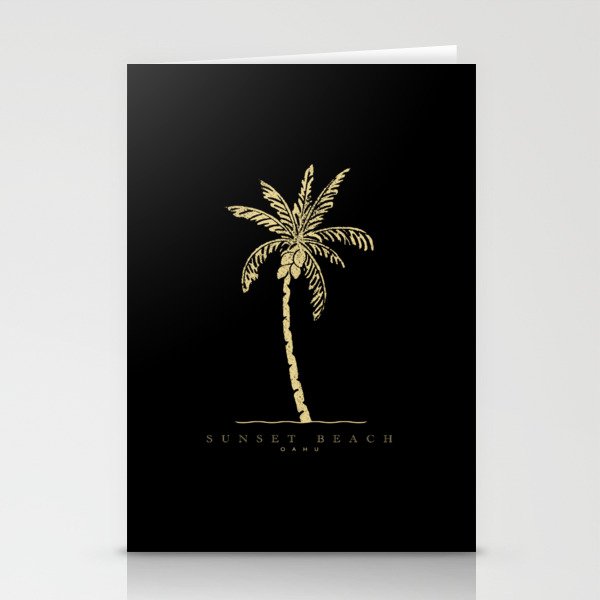 Sunset Beach, Oahu Classic Beachwear Stationery Cards