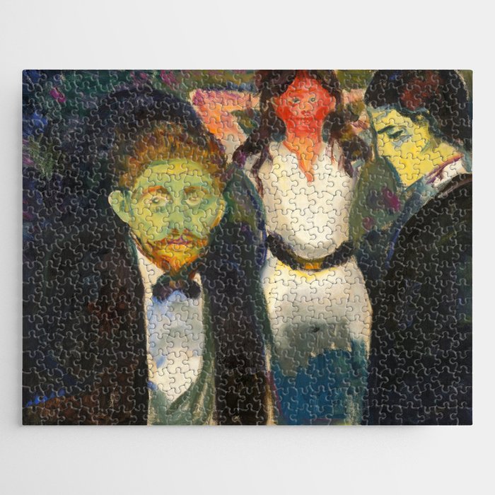 Edvard Munch Jealousy, 1907 Jigsaw Puzzle