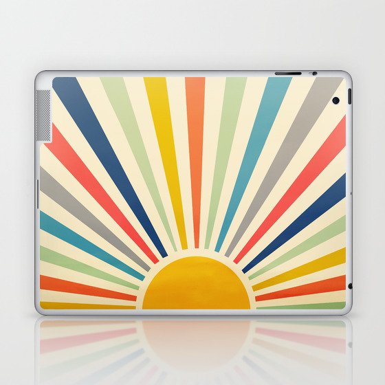 Sun Retro Art III Laptop & iPad Skin