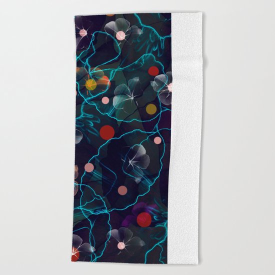 Bright polka dot(7). Beach Towel