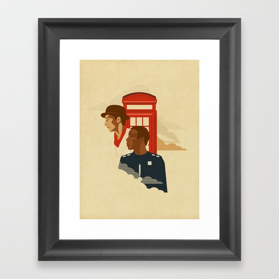 Spacetime Framed Art Print