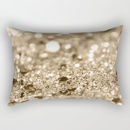 Glam Gold Lady Glitter #1 (Faux Glitter) #shiny #decor #art #society6 Rectangular Pillow