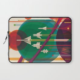 NASA Retro Space Travel Poster The Grand Tour Laptop Sleeve