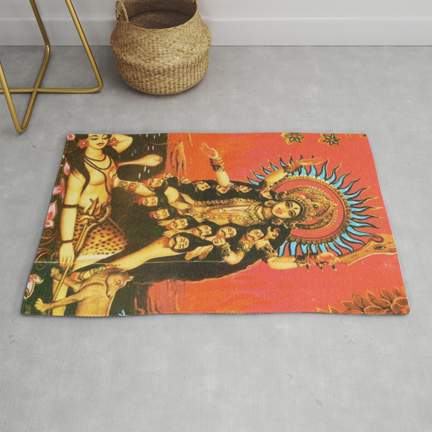 Hindu Kali 5 Rug By Jamesmichals Society6