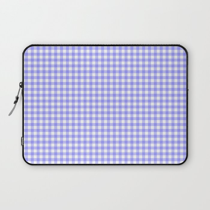 Periwinkle Collection - Check Pattern Laptop Sleeve