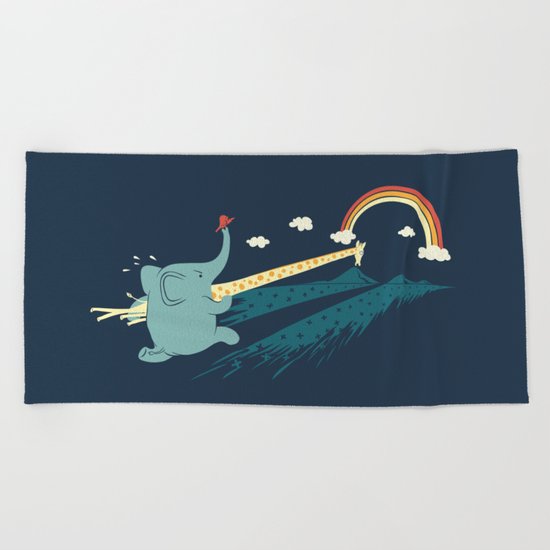 Pole Vault Beach Towel