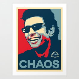 'Chaos' Ian Malcolm (Jurassic Park) Kunstdrucke