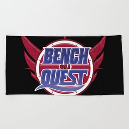B*O*A*Q* logo Beach Towel