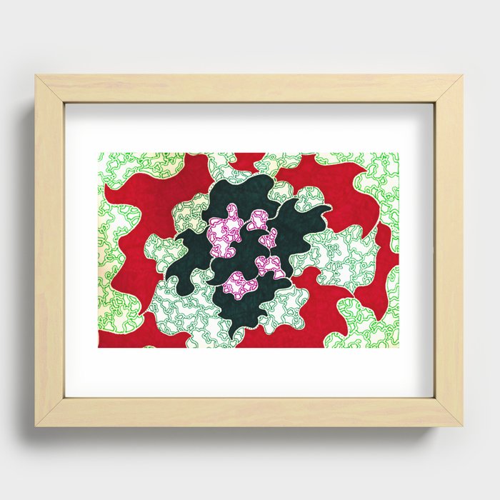 A Dance With Fire Recessed Framed Print