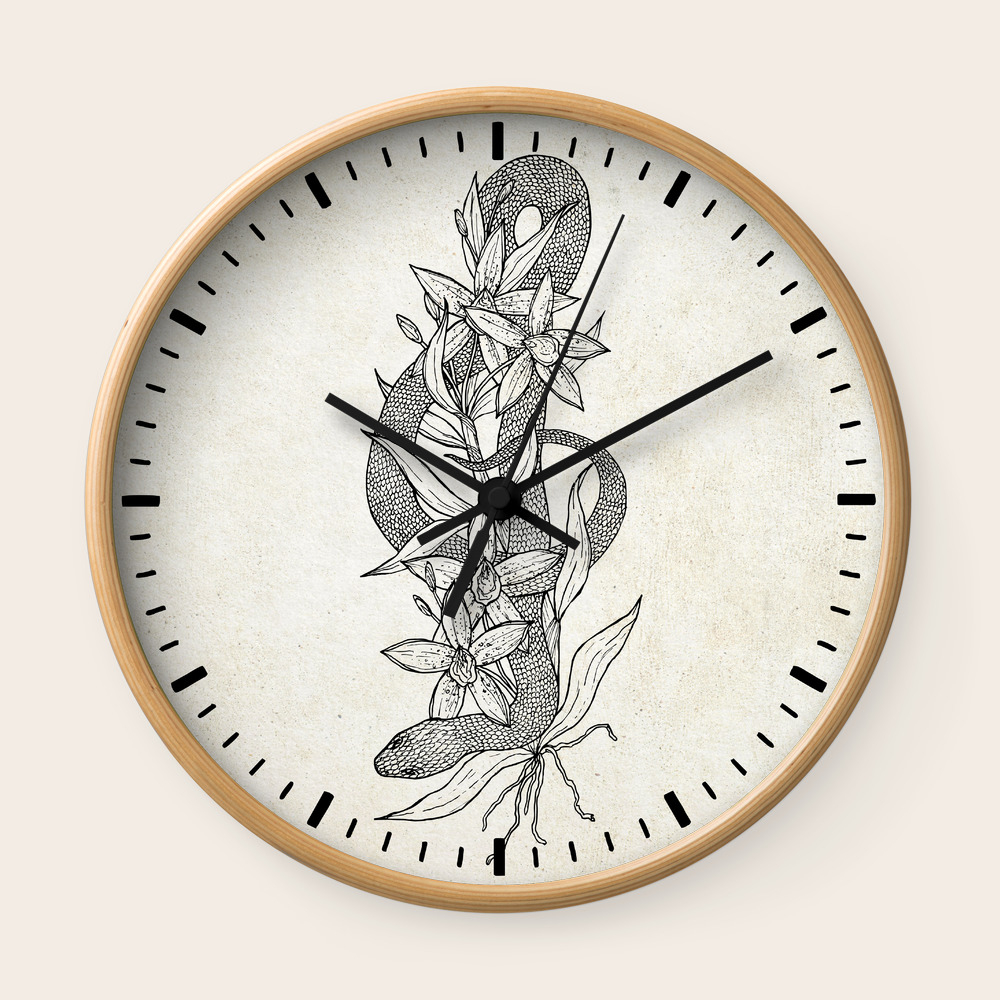 Treble Clef Wall Clock