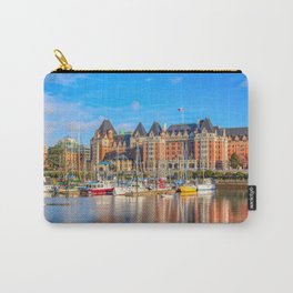 Fairmont Empress Hotel Victoria BC, Canada Carry-All Pouch | Sunnyday, Historichotel, Canada, Touristattractions, Architecture, Outdoors, Traveldestinations, Travelphotography, Fairmontempress, Photo 