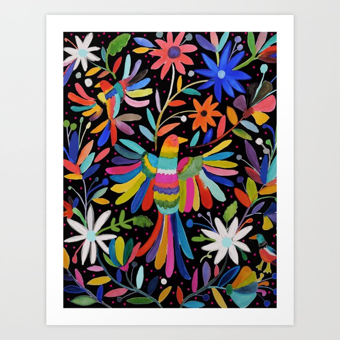 pajaros Otomi Kunstdrucke pajaros Otomi Kunstdrucke