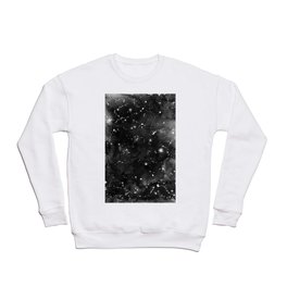 Watercolor black space sky Crewneck Sweatshirt