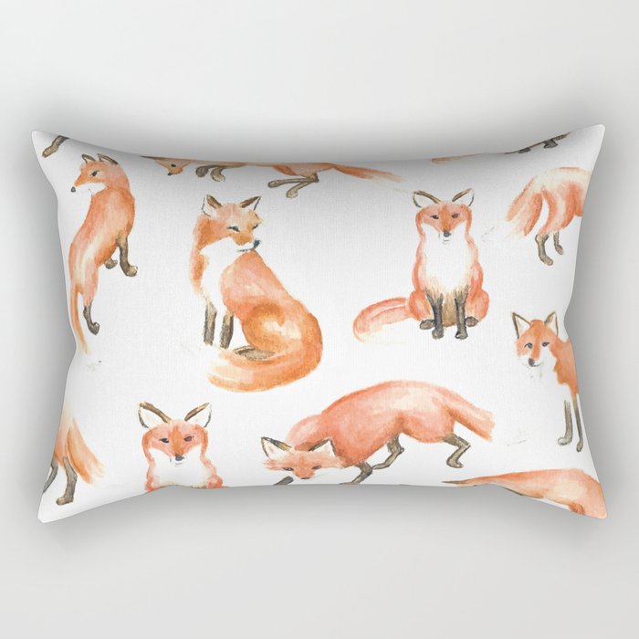 foxes Rectangular Pillow