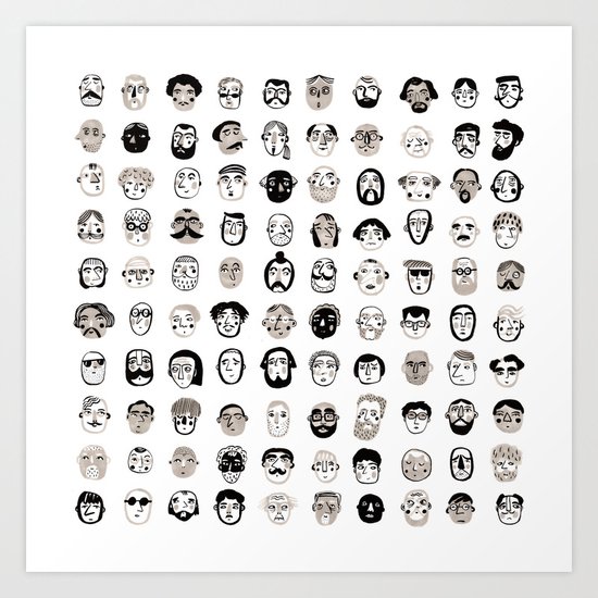 Gentlemen Art Print