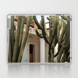 Mexico Photography - Cactuses Surrounding A Small House Laptop Skin