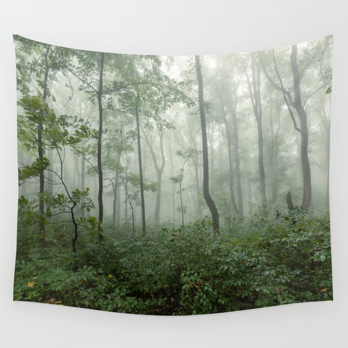 Smoky Mountain Summer Forest - National Park Nature Photography Wall Tapestry