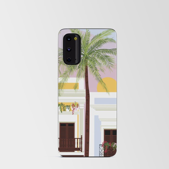 Puerto Rico Houses in the Sunset Android Card Case